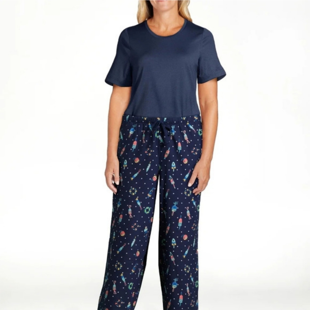 🌻🌻Joyspun Women's Cropped Pajama Pants - NEW - XL - Picture 6 of 12